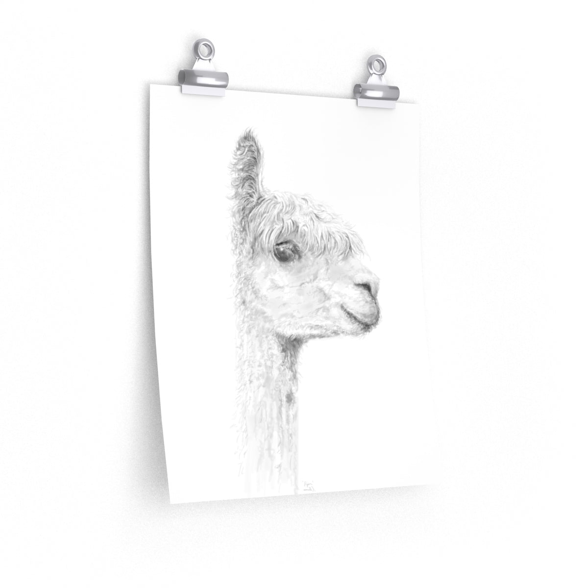 PIPER Llama- Art Paper Print