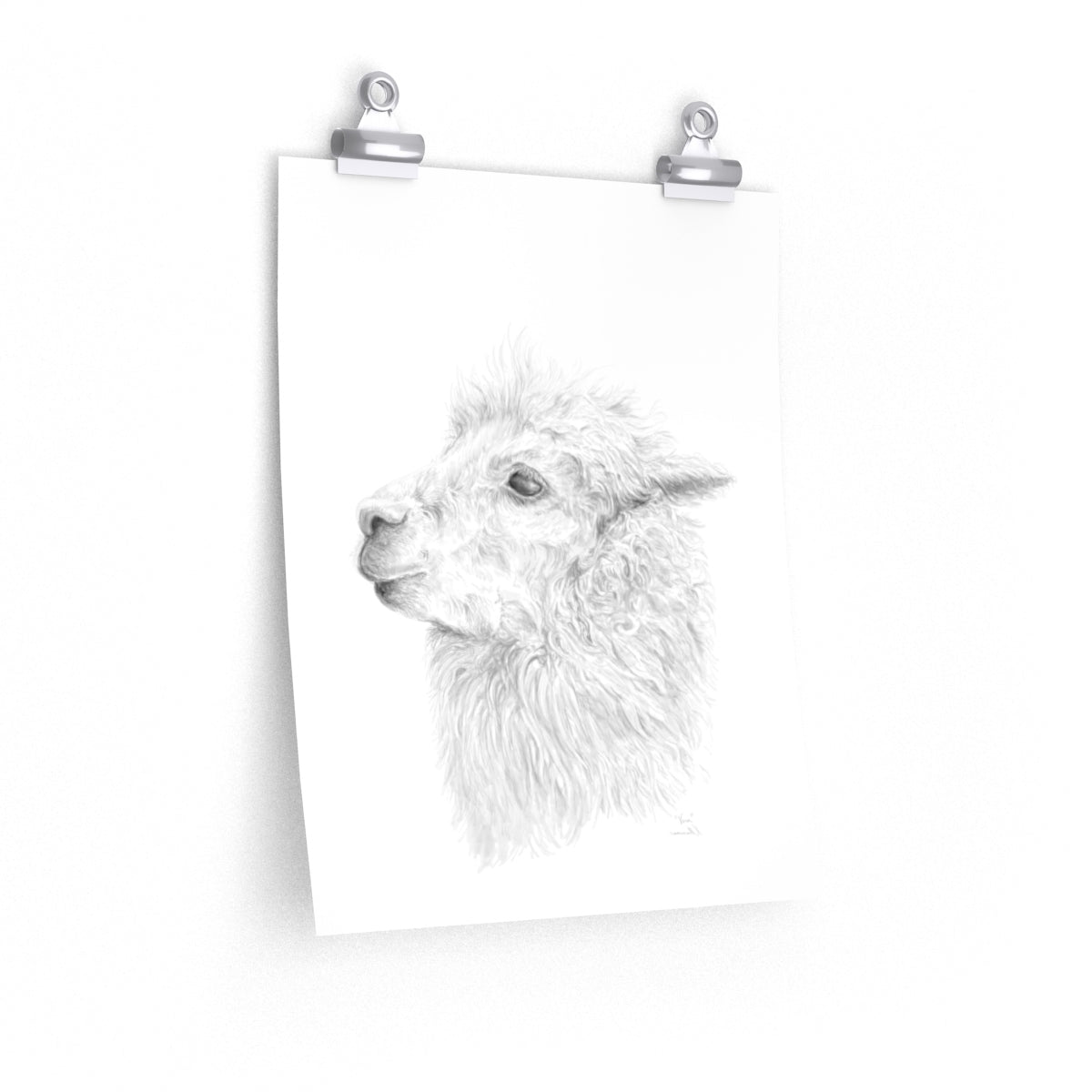 VERA Llama- Art Paper Print