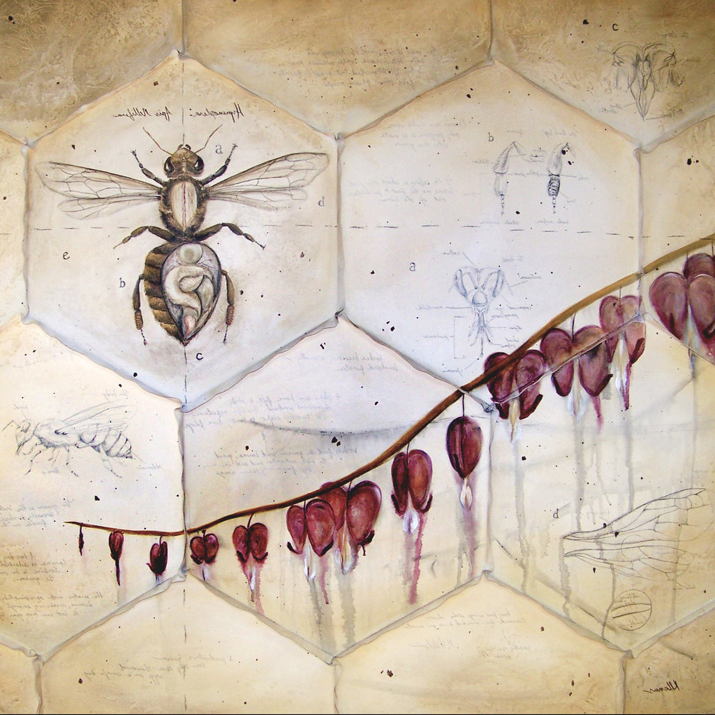 Square Framed Art Print | Lullaby: Colony Collapse Disorder