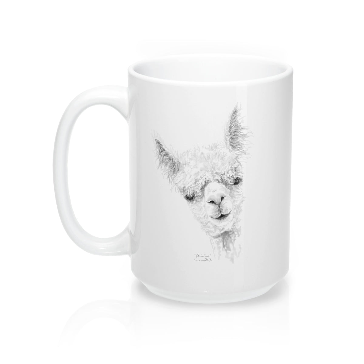 Llama Name Mugs - CHRISTINA