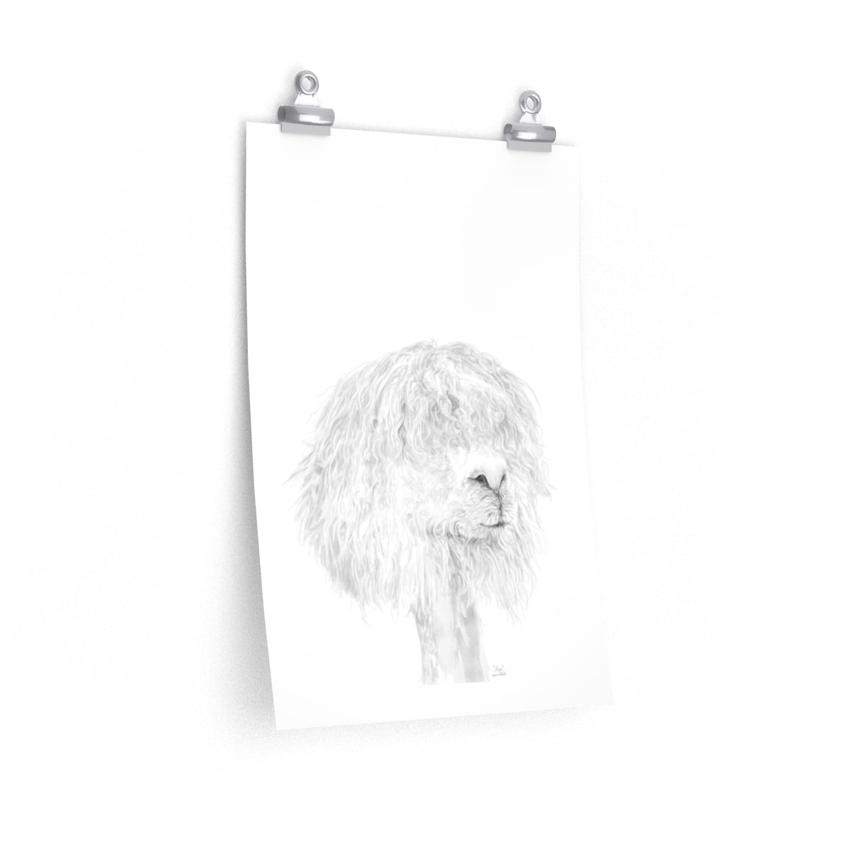 ASA Llama- Art Paper Print