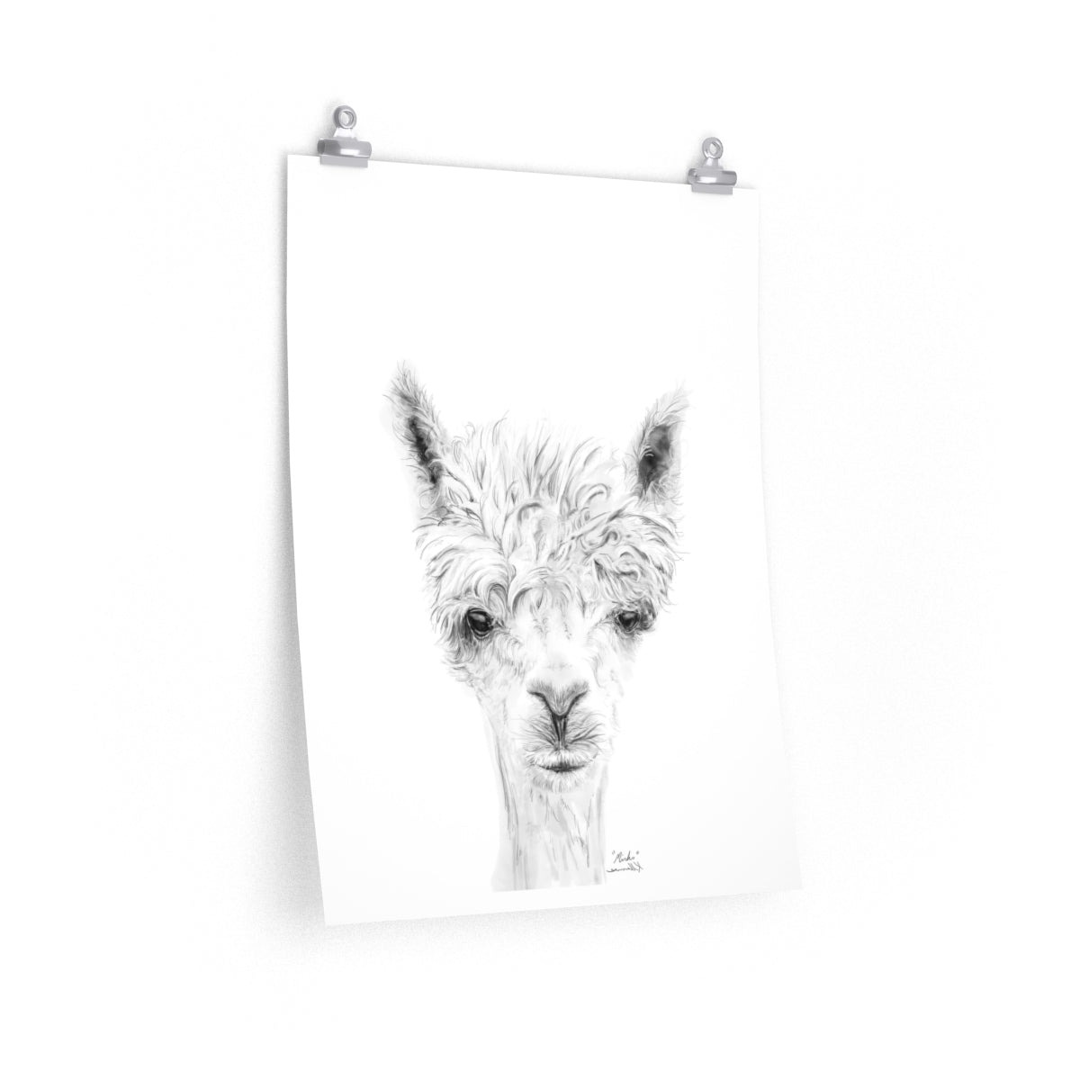 MIRKO Llama- Art Paper Print