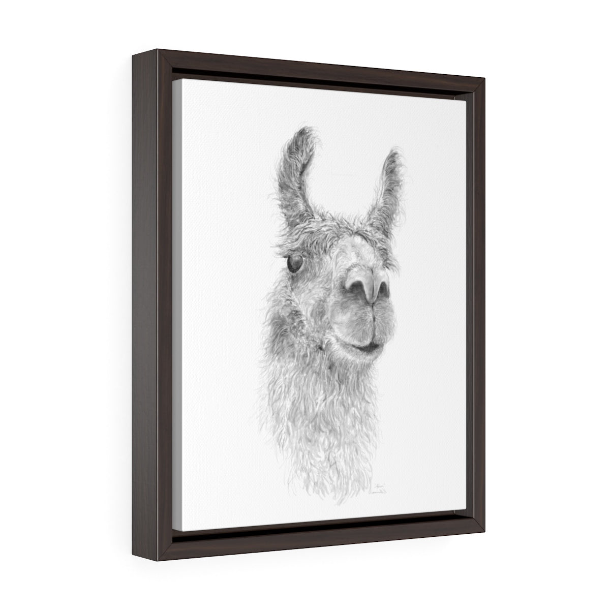 Vertical Framed Premium Gallery Wrap Canvas