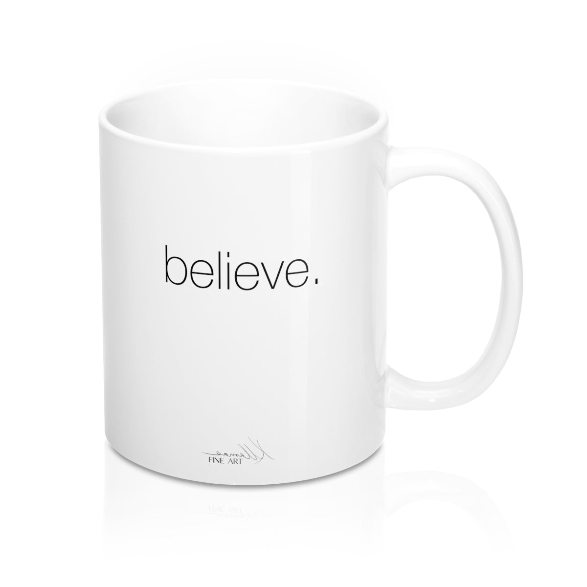 Llama Inspiration Mug: BELIEVE