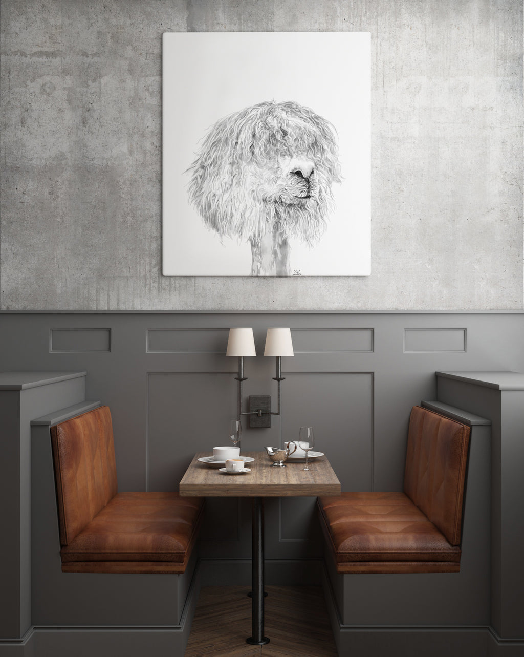 ASA Llama - Art Canvas
