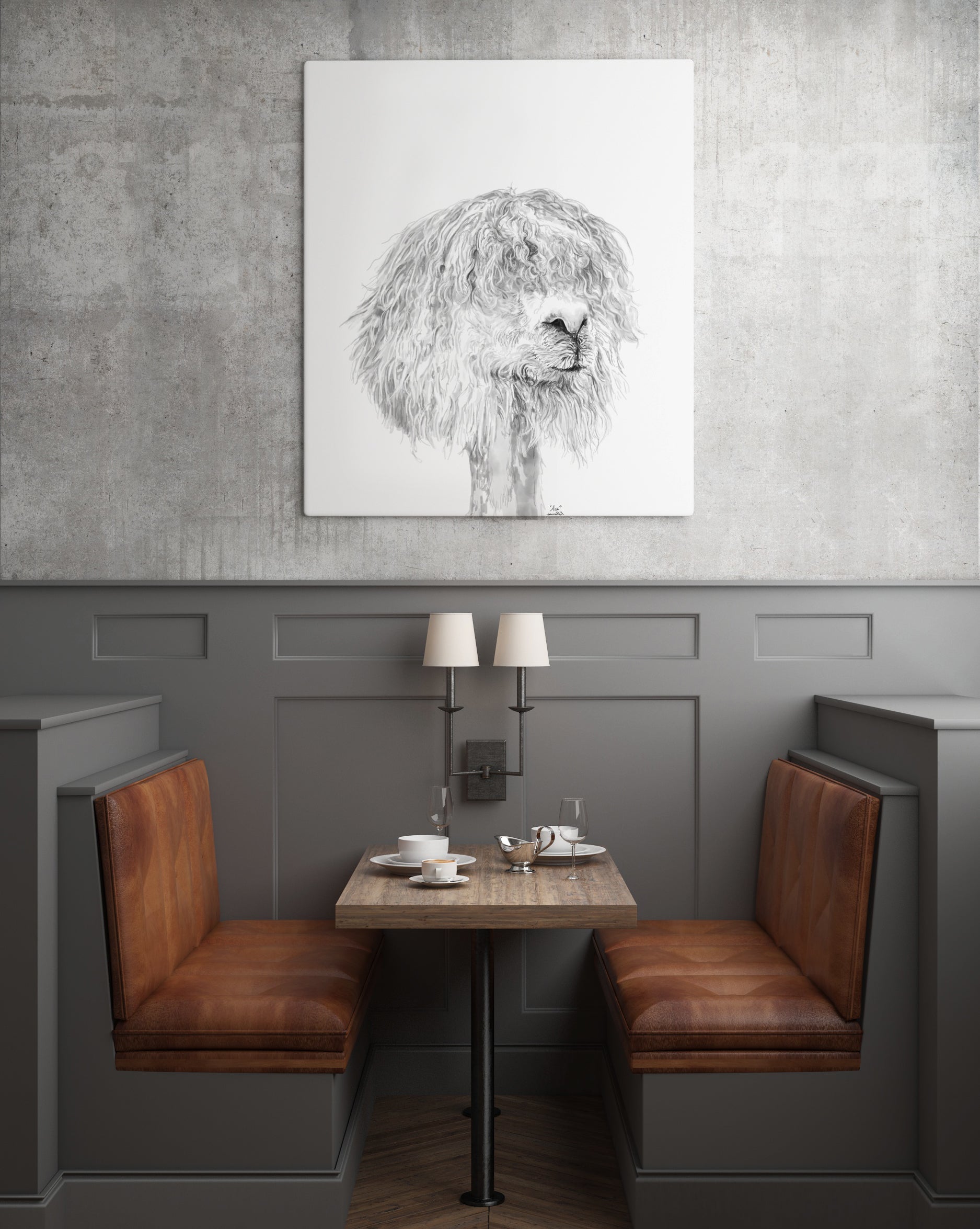 ASA Llama - Art Canvas