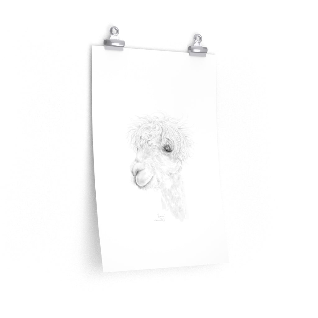 LORI Llama- Art Paper Print