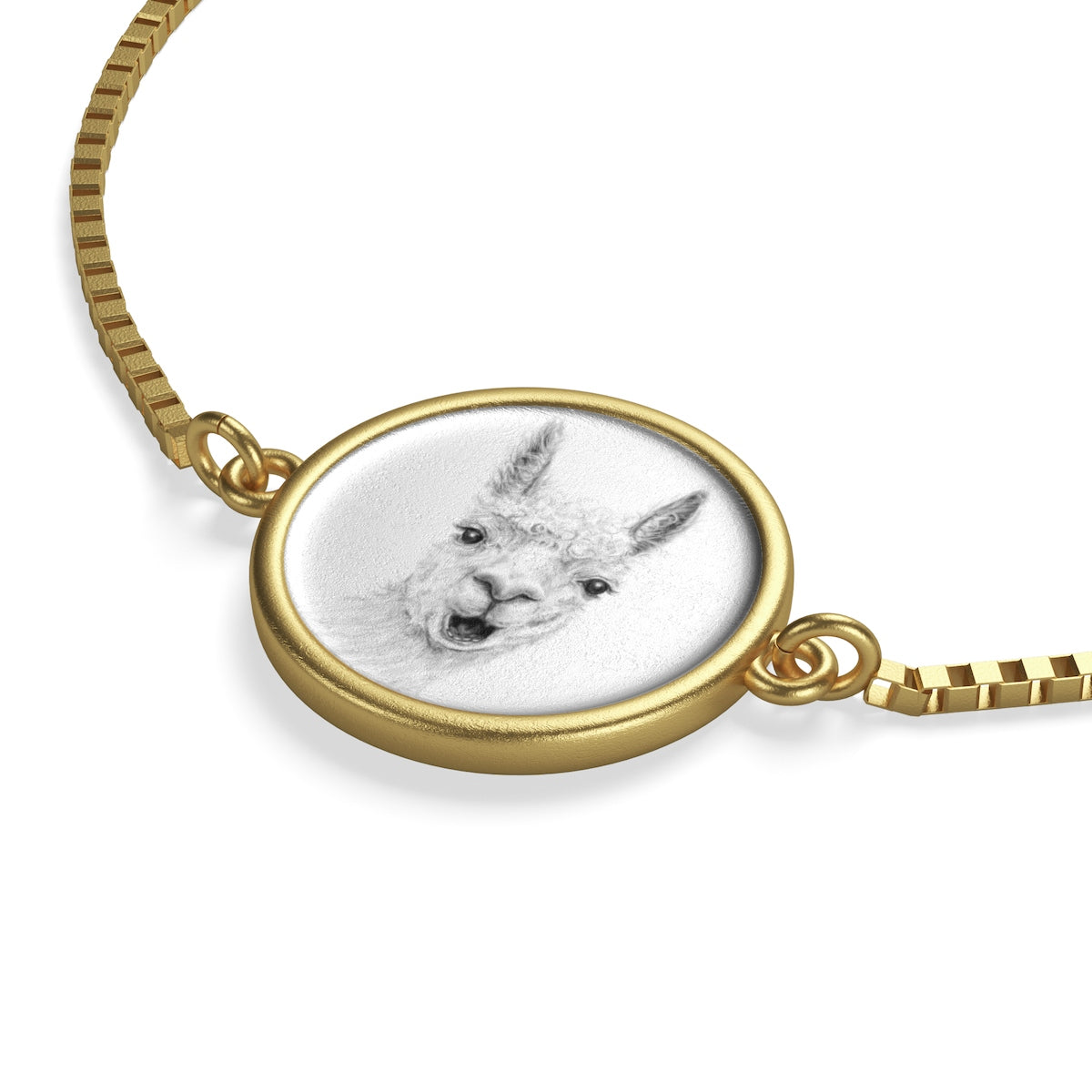 Llama Box Chain Bracelet: EVIE
