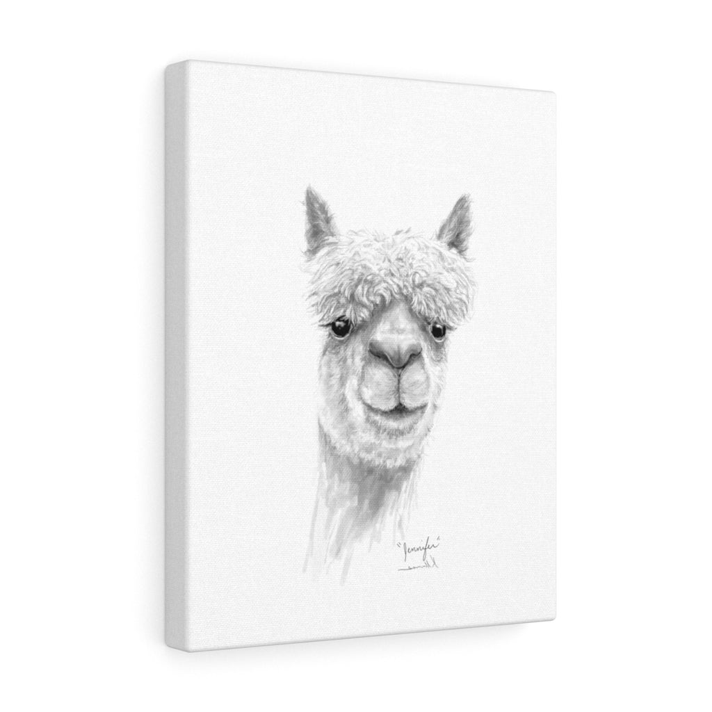 JENNIFER Llama - Art Canvas