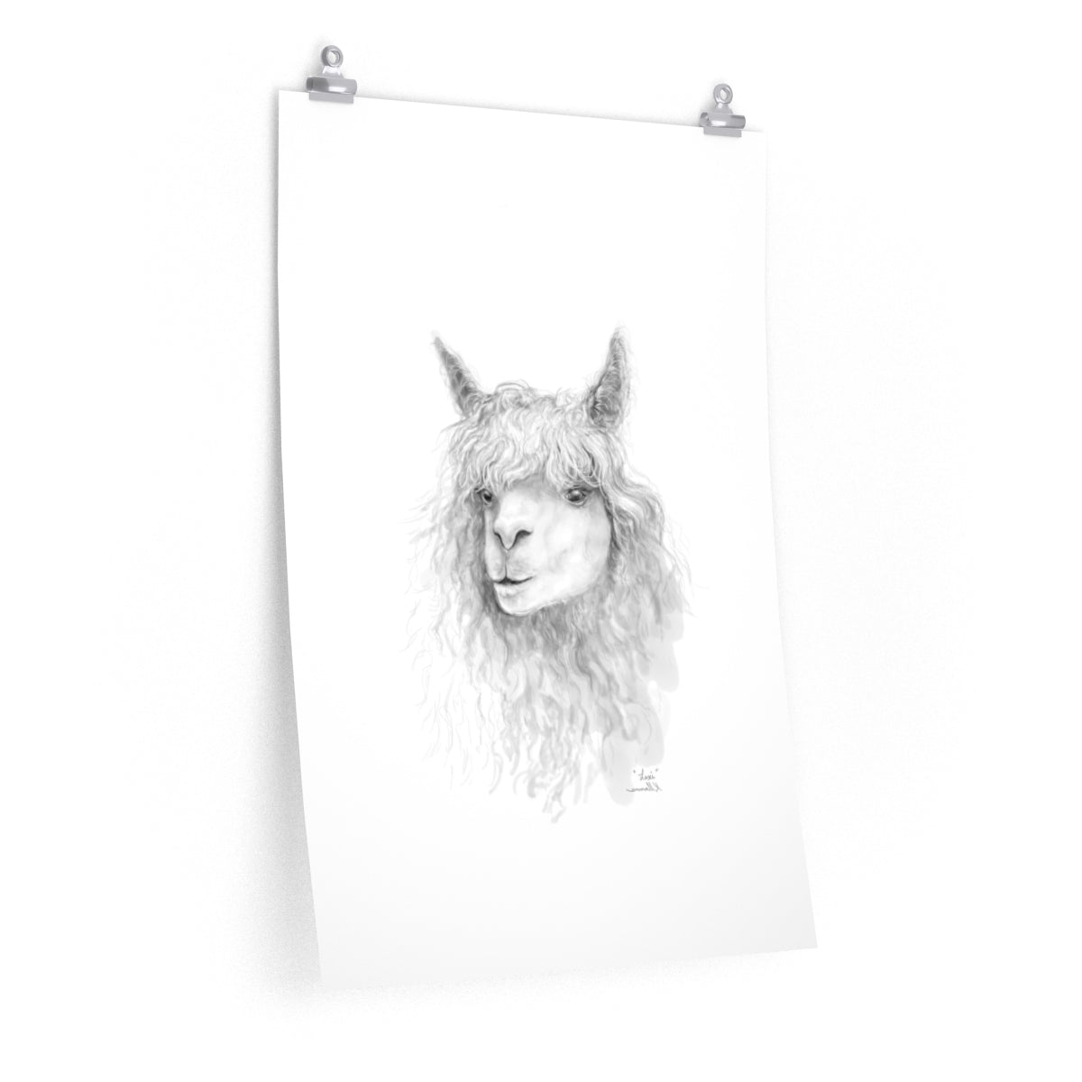 LEXI Llama- Art Paper Print