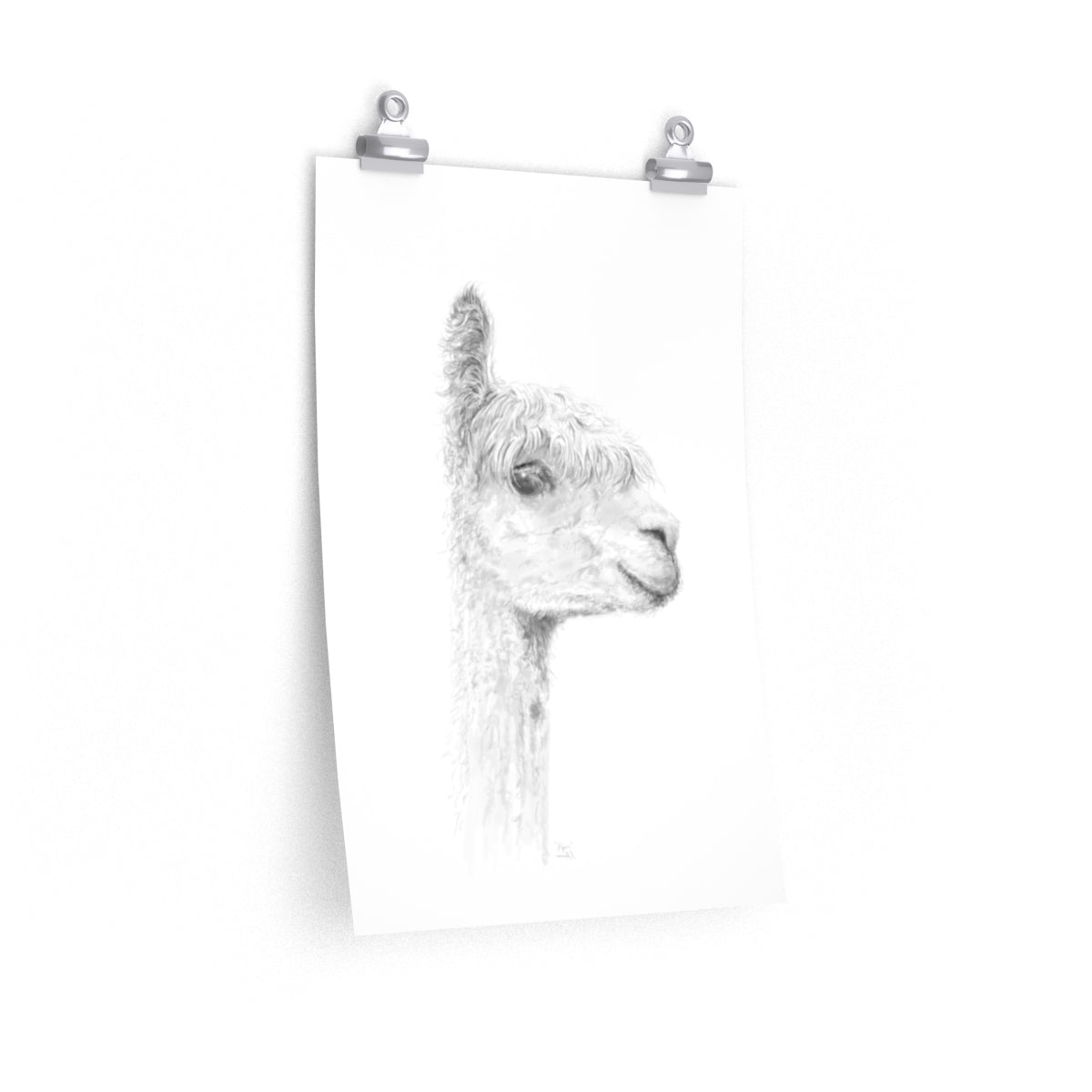 PIPER Llama- Art Paper Print