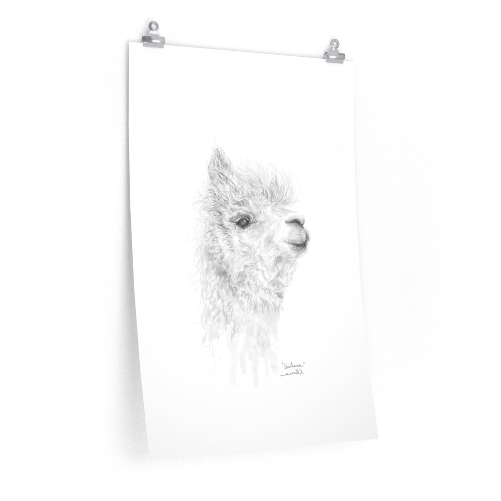 GIULIANA Llama- Art Paper Print