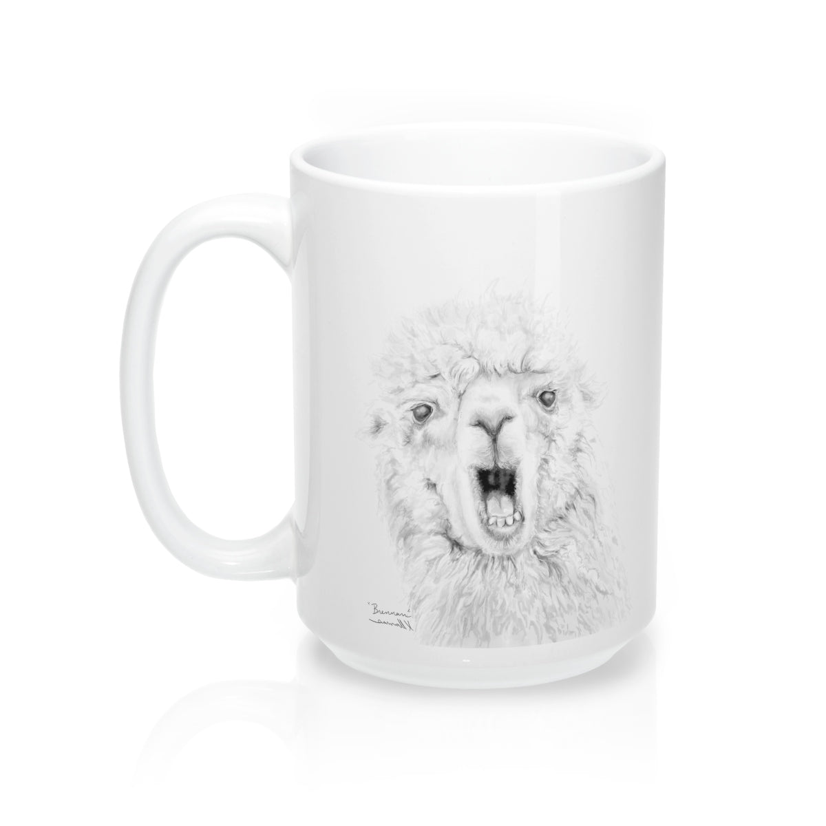 Llama Name Mugs - BRENNAN