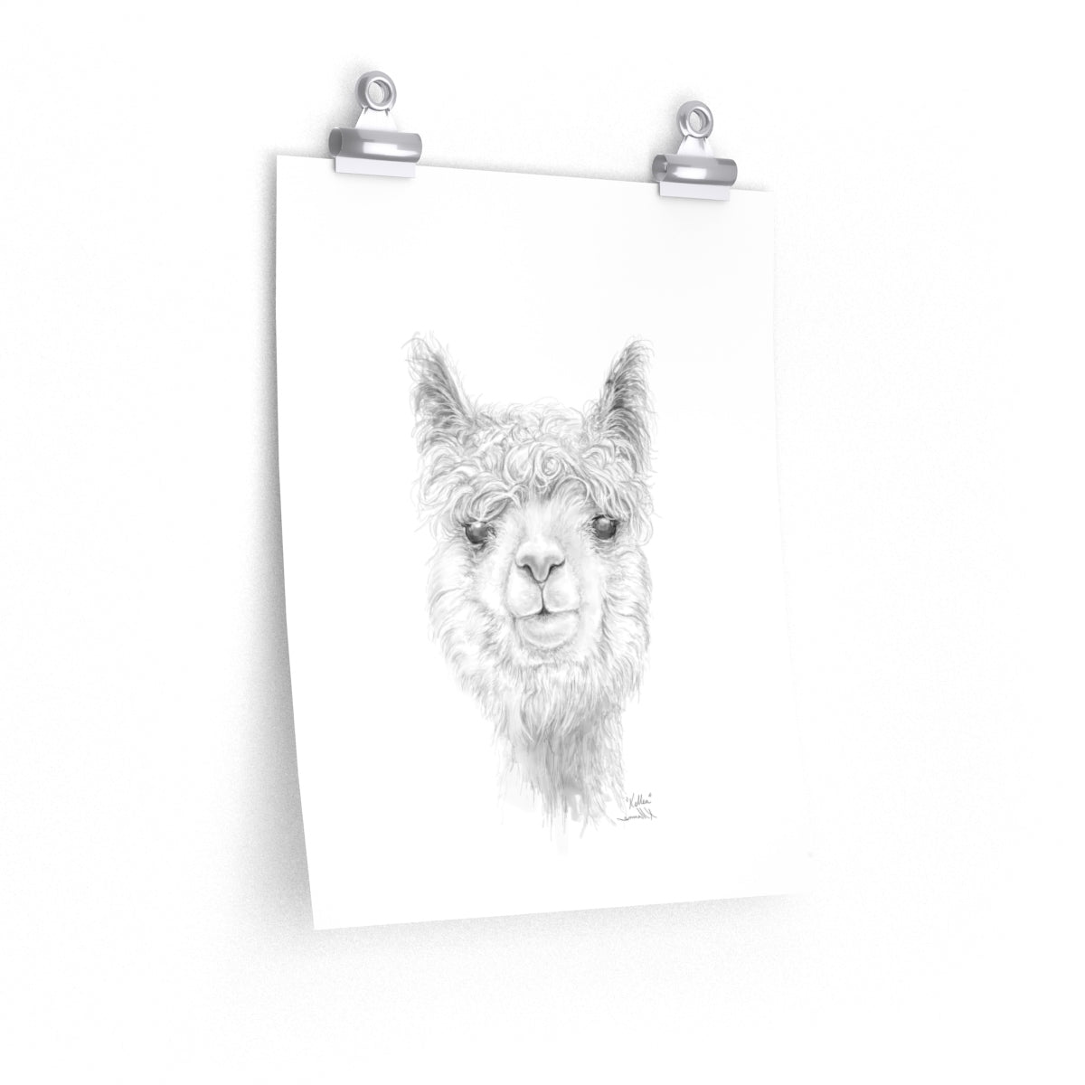 KELLEA Llama- Art Paper Print
