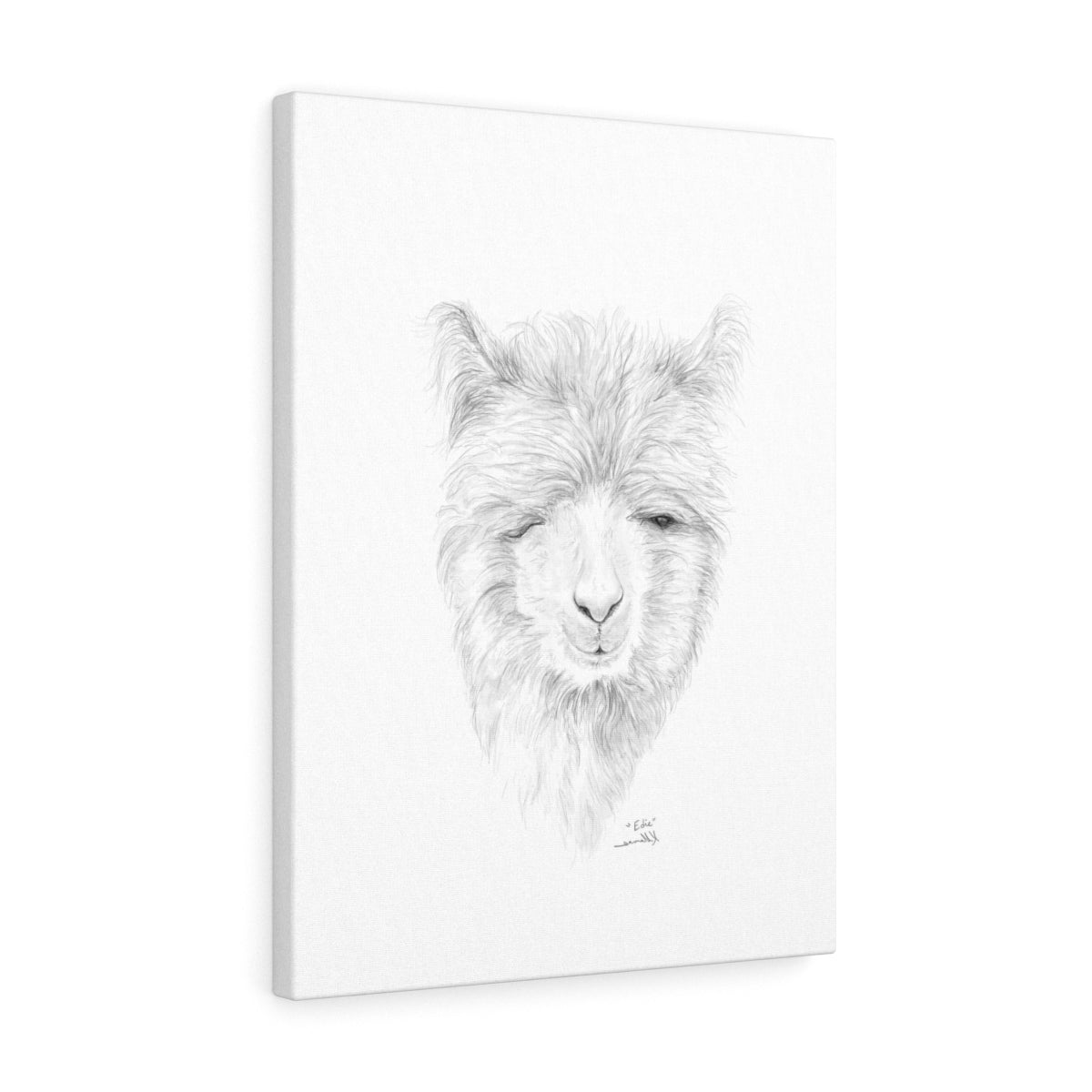 EDIE Llama - Art Canvas