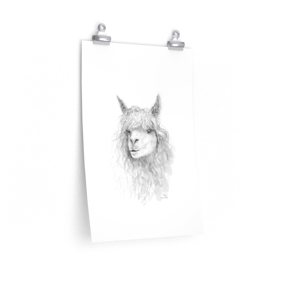 LEXI Llama- Art Paper Print