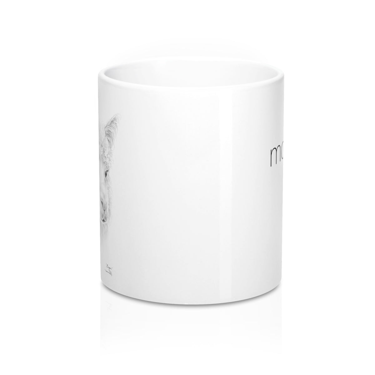 Personalized Llama Mug - MORGAN