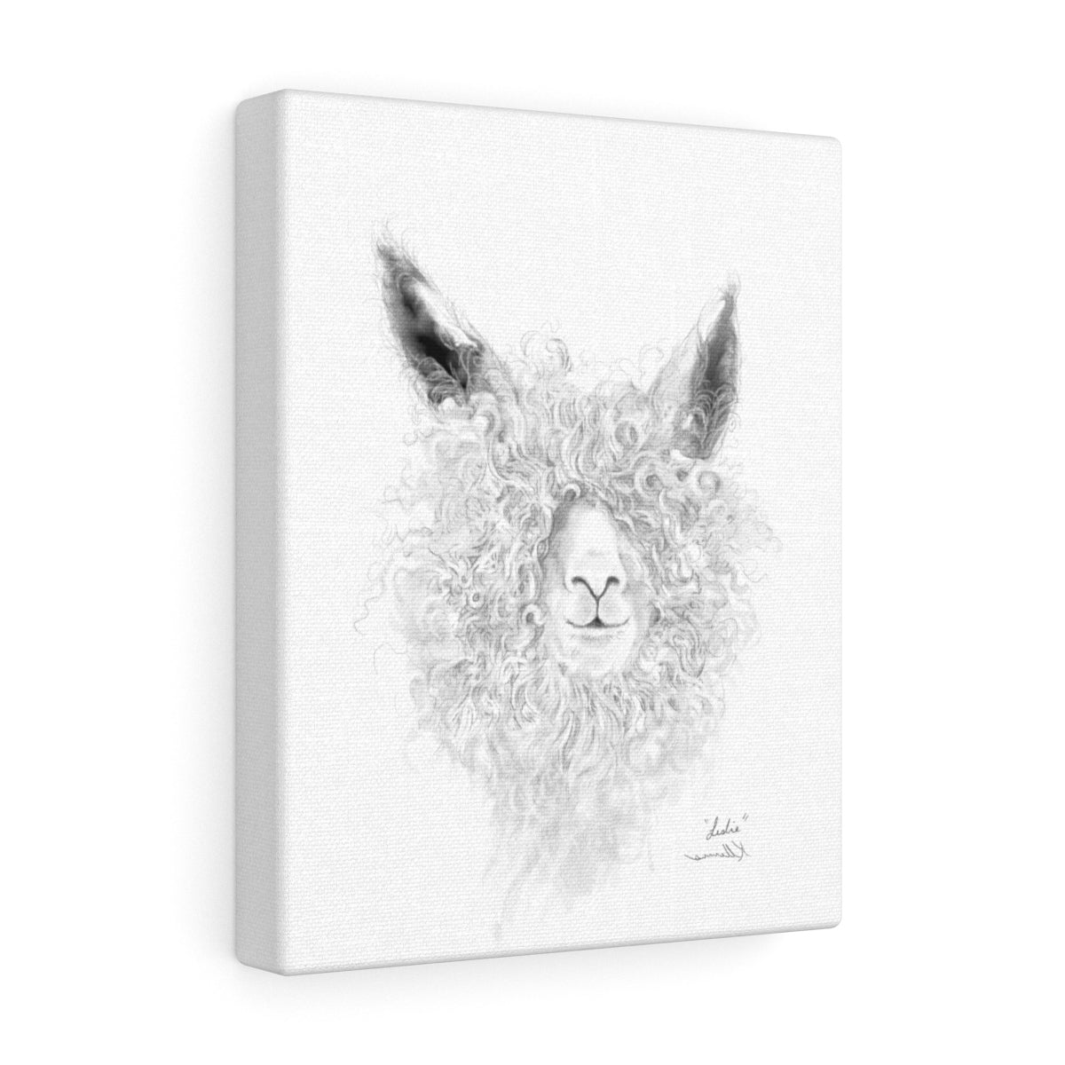 LESLIE llama- Art Canvas