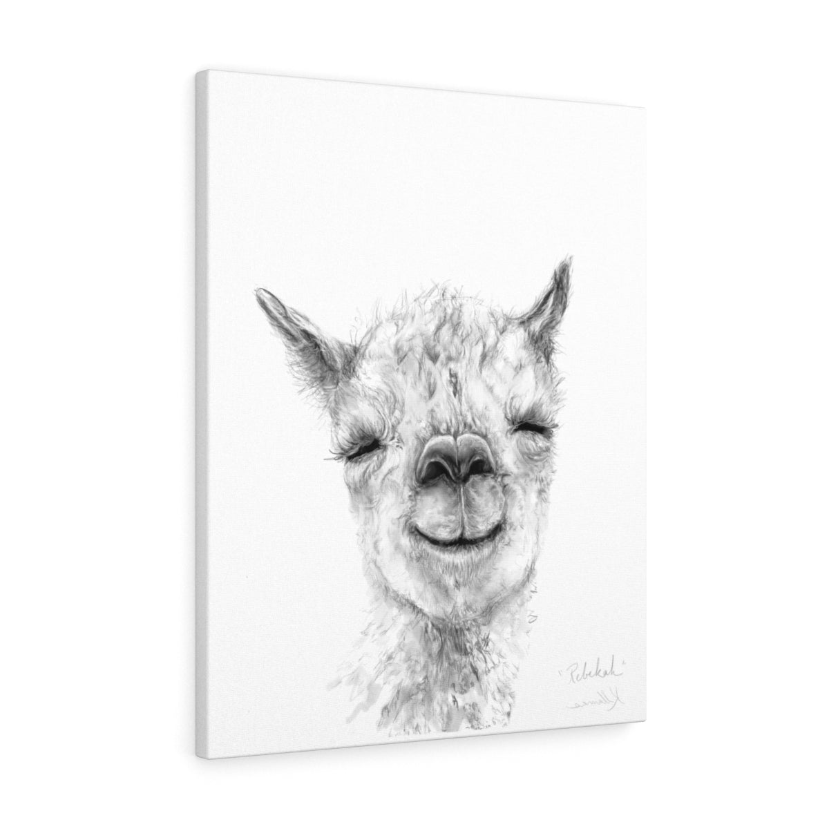 REBEKAH Llama - Art Canvas