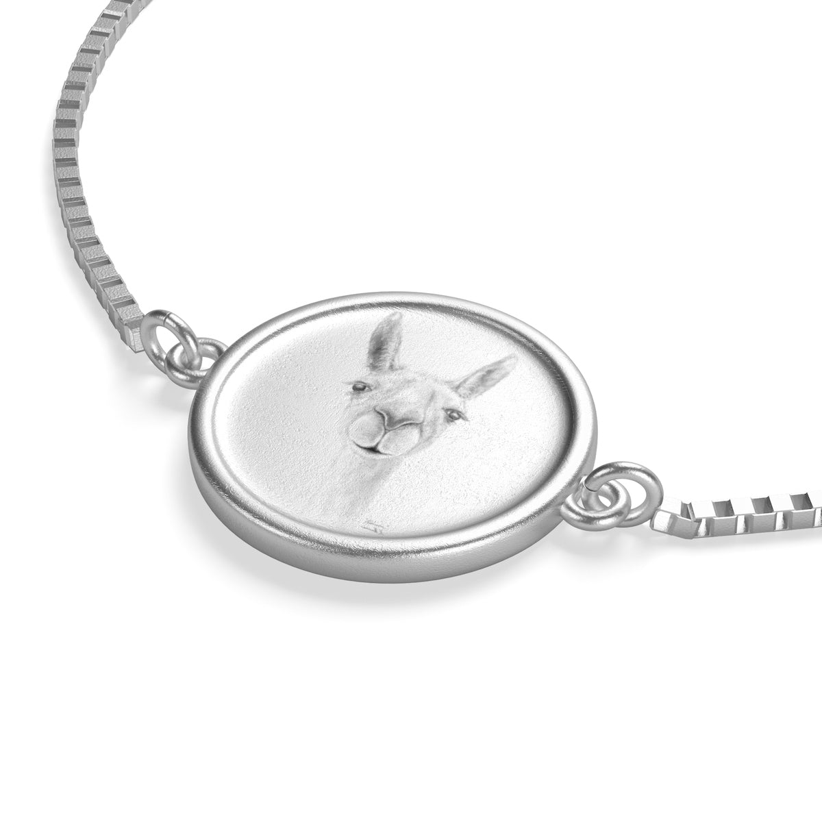 Llama Box Chain Bracelet: ADDISON