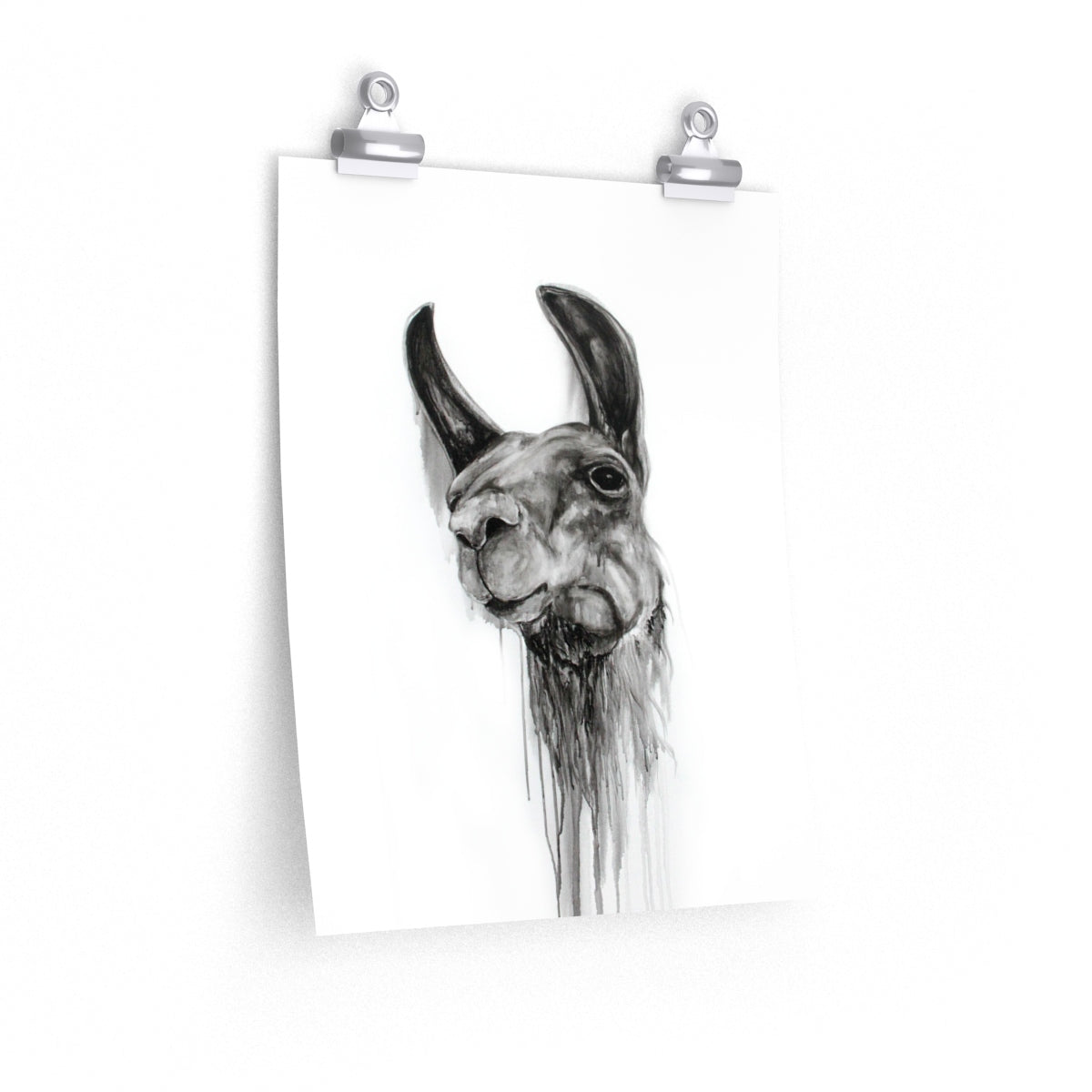 LORRY Llama- Art Paper Print