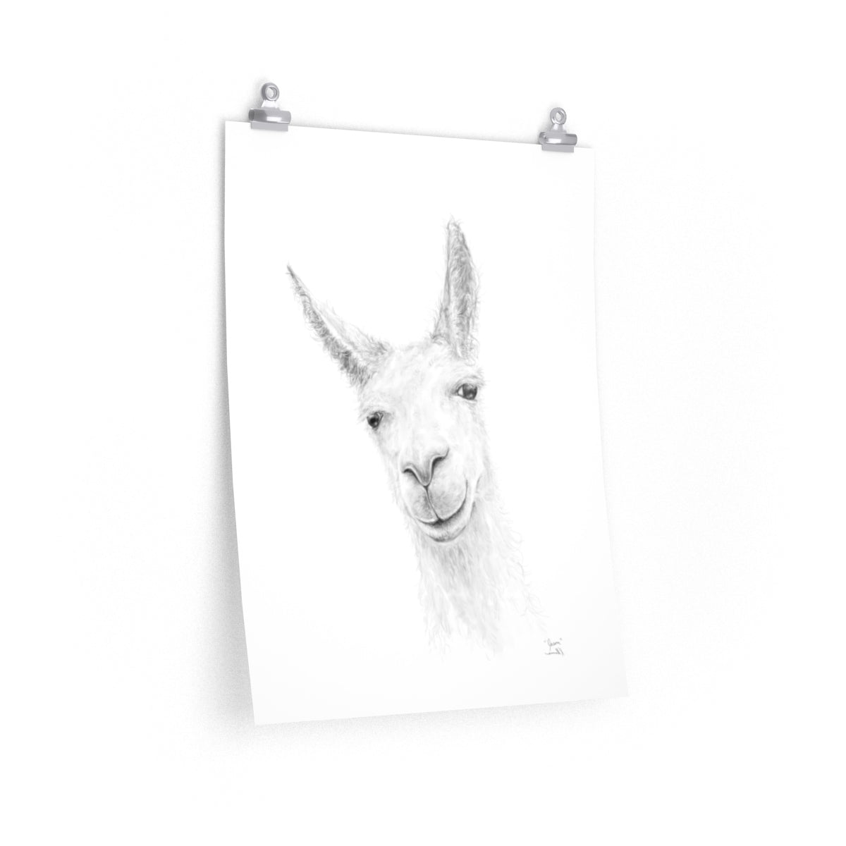 JASON Llama- Art Paper Print
