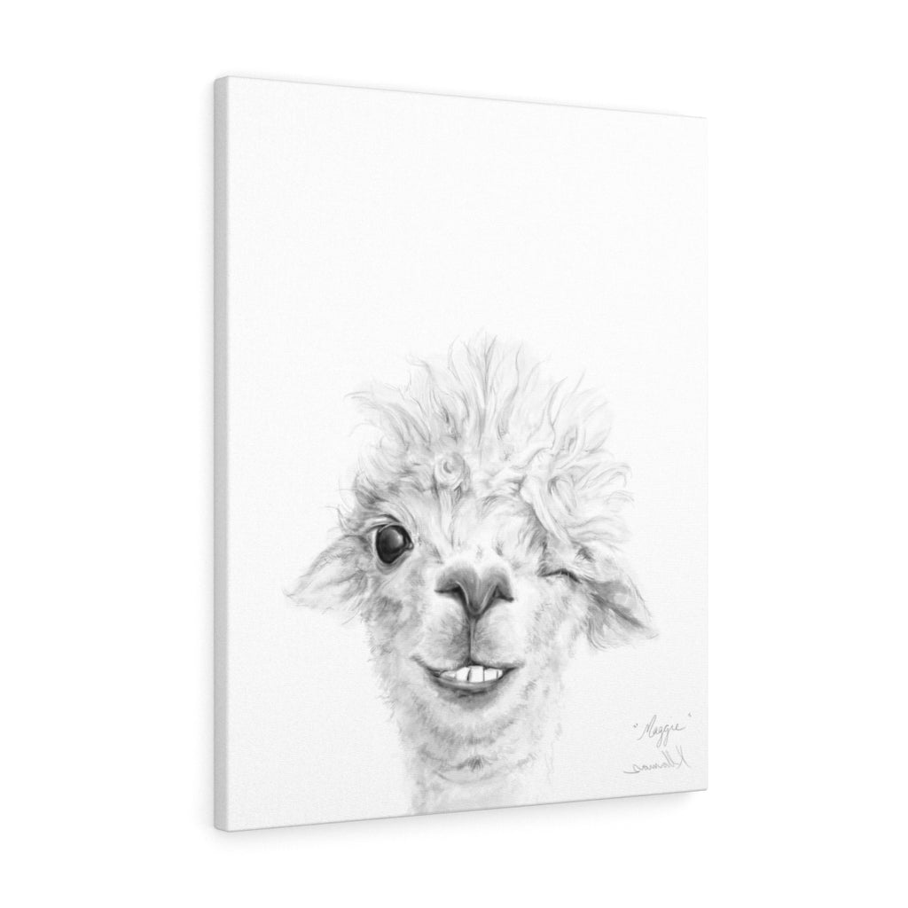 MAGGIE Llama - Art Canvas