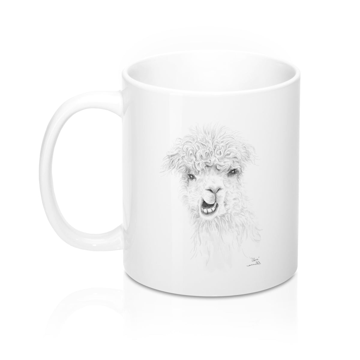 Llama Name Mugs - CLAIRE