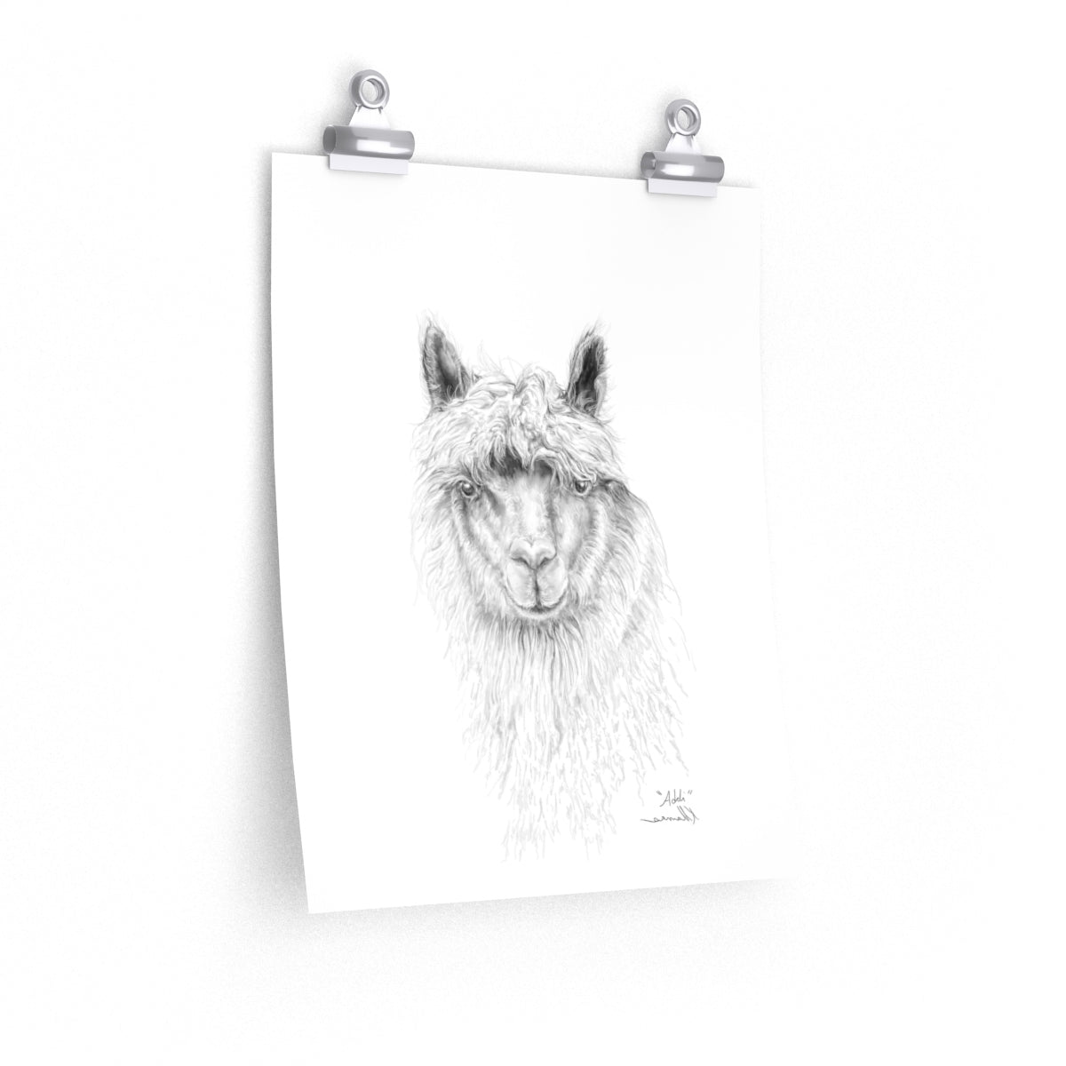 ADDI Llama- Art Paper Print
