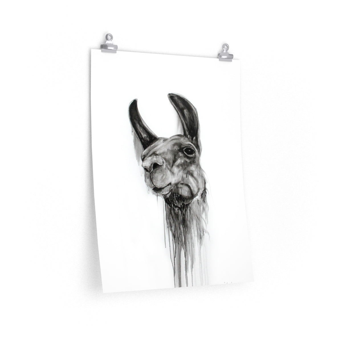 LORRY Llama- Art Paper Print