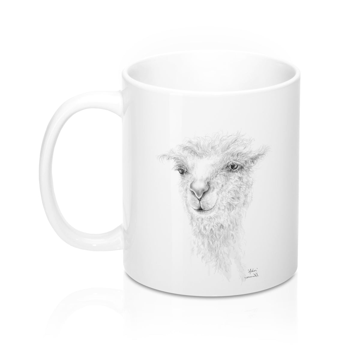 Llama Name Mugs - ASHER