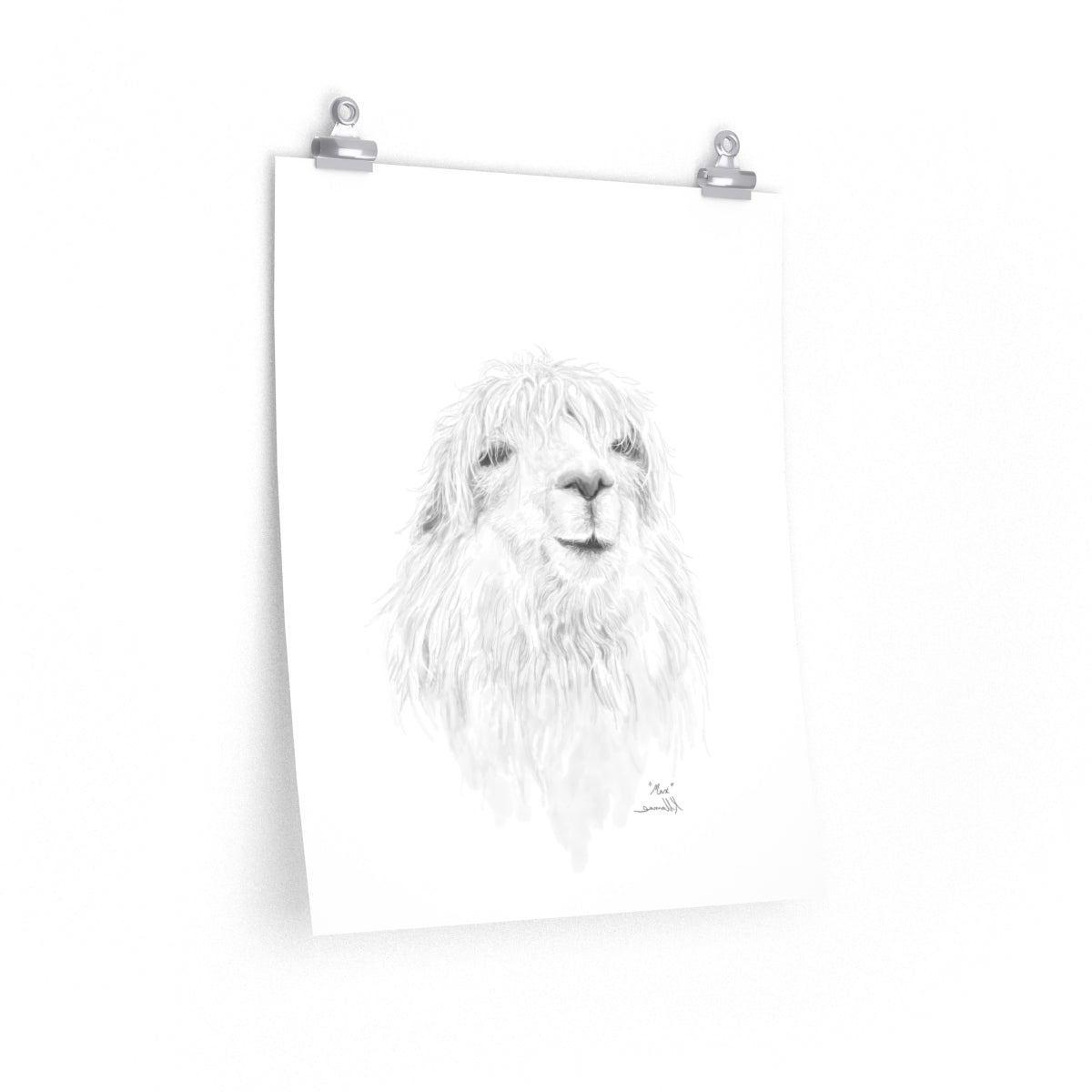 MAX Llama- Art Paper Print