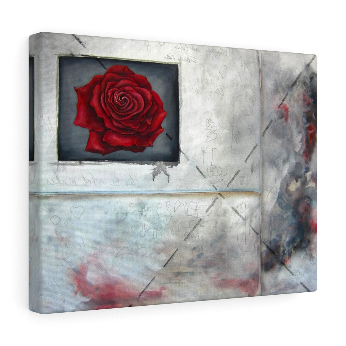 Enter Crimson - K. Llamas Wall Art Print