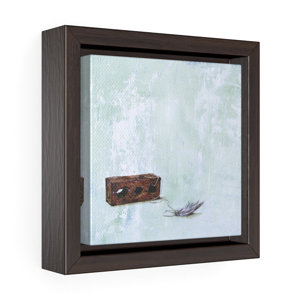 Square Framed Art Print | Lullaby: Floats & Falls