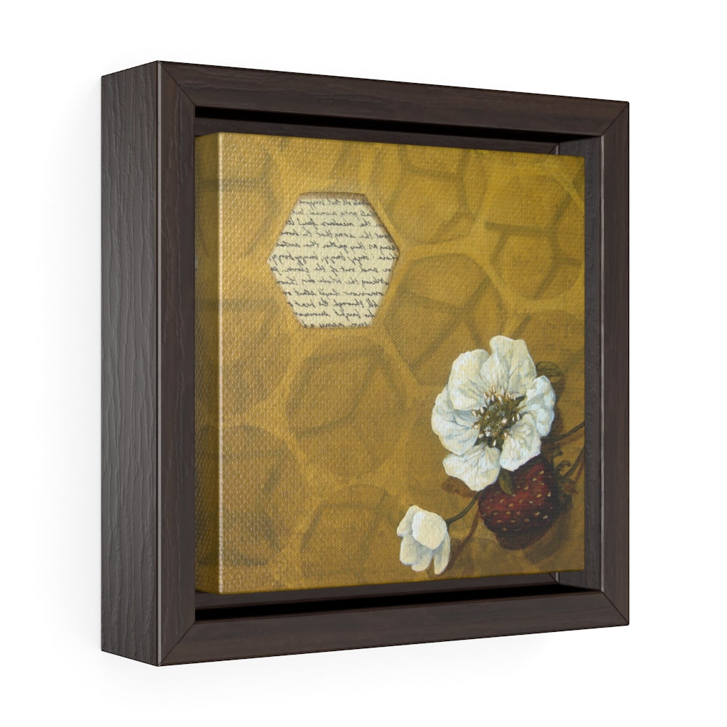 Square Framed Art Print | Lullaby: Honeybees