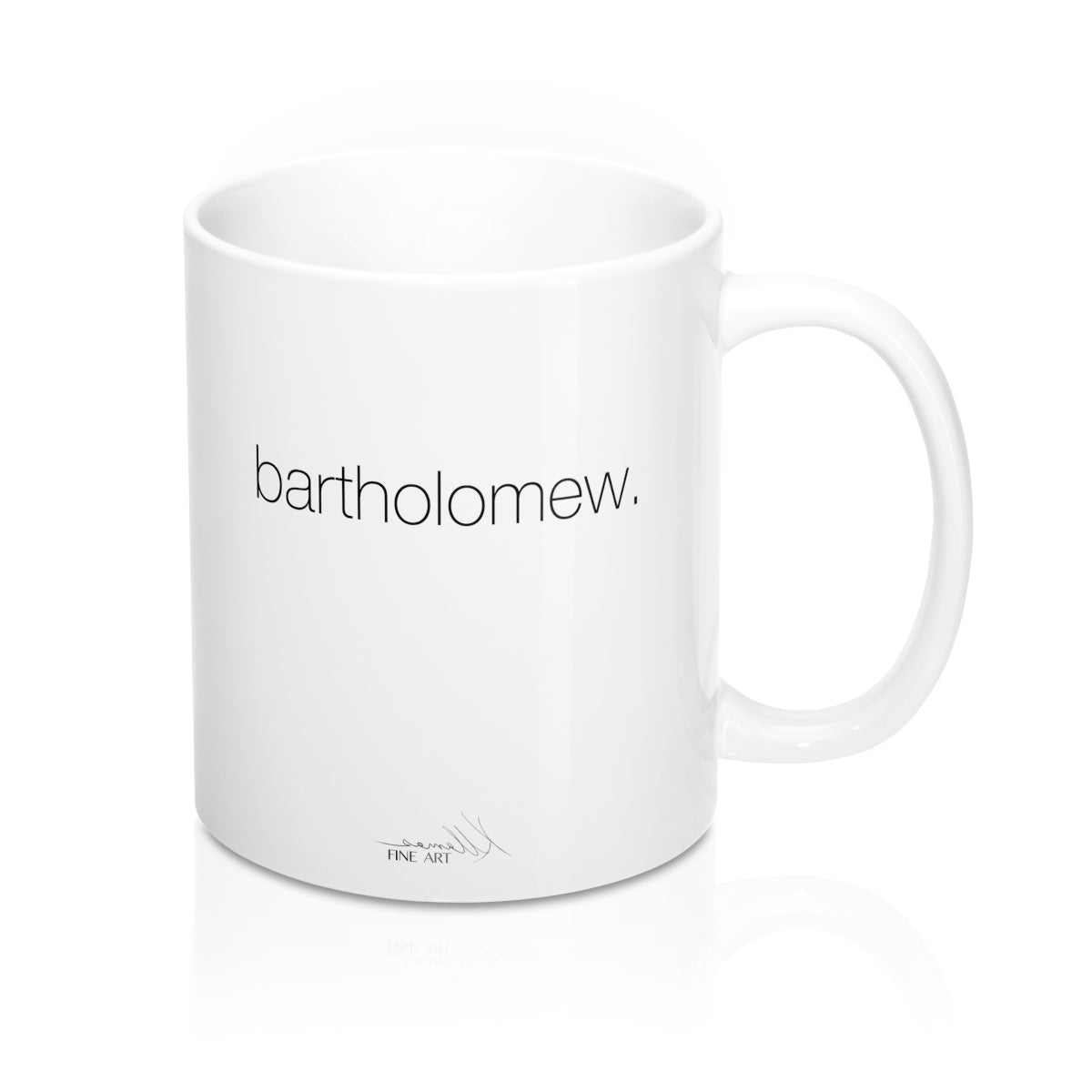 Llama Name Mugs - BARTHOLOMEW