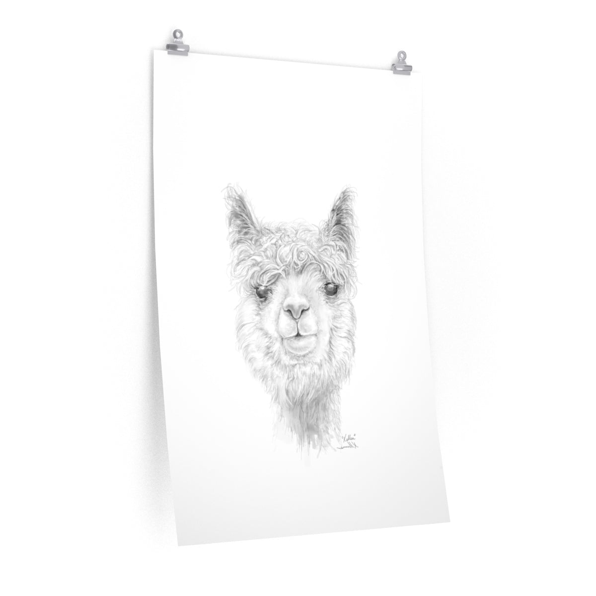 KELLEA Llama- Art Paper Print