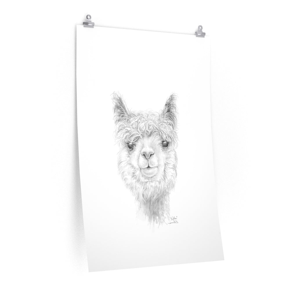 KELLEA Llama- Art Paper Print