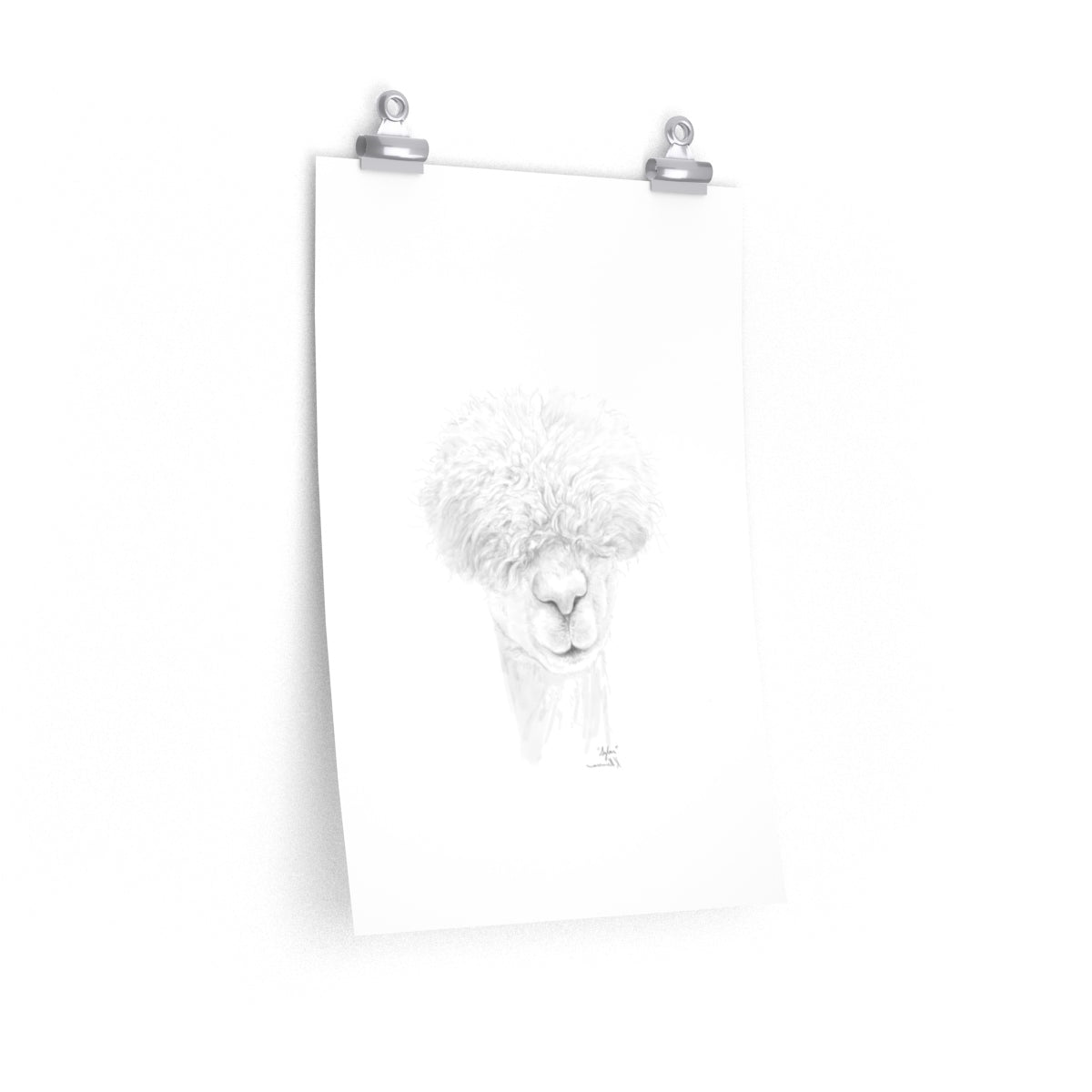 SYLAR Llama- Art Paper Print