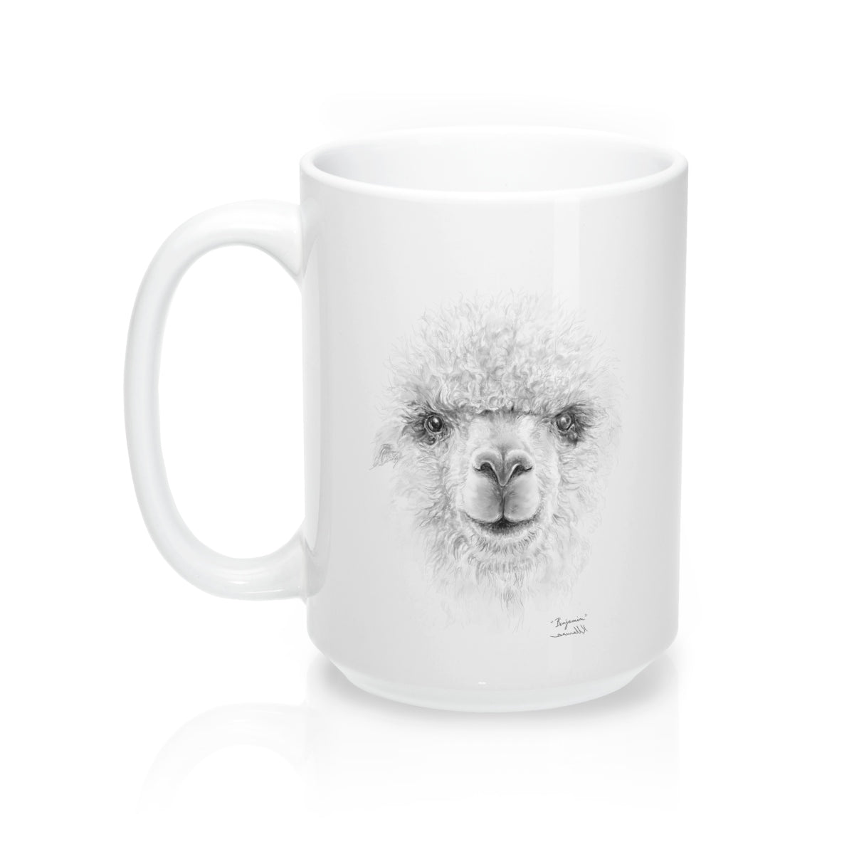Llama Name Mugs - BENJAMIN