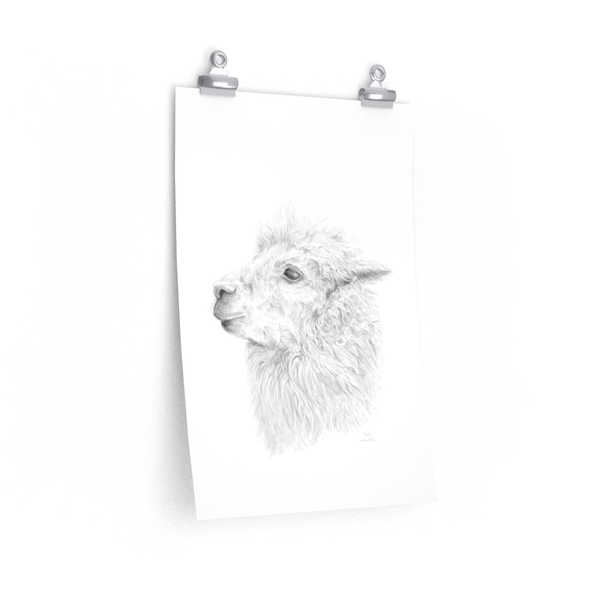 VERA Llama- Art Paper Print