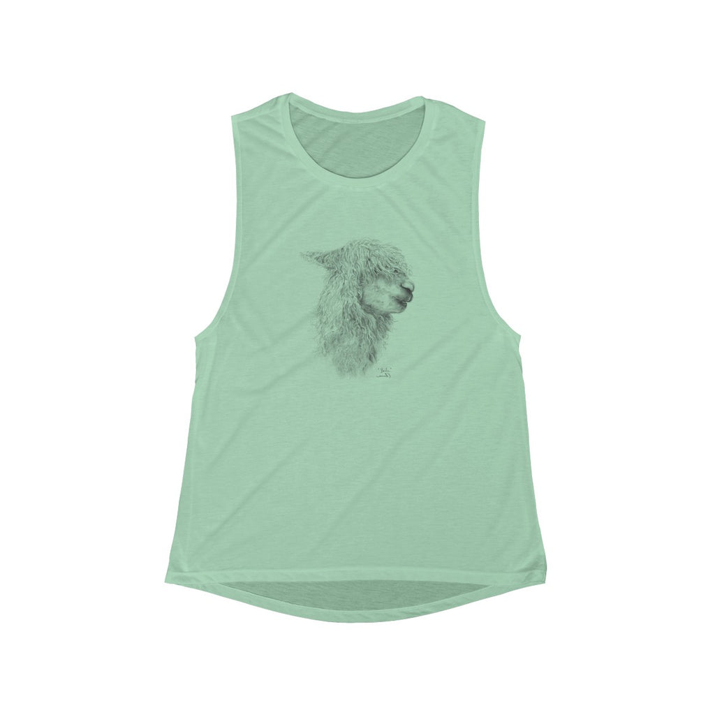 Llama Tank top: Woman's Scoop - BAILIE