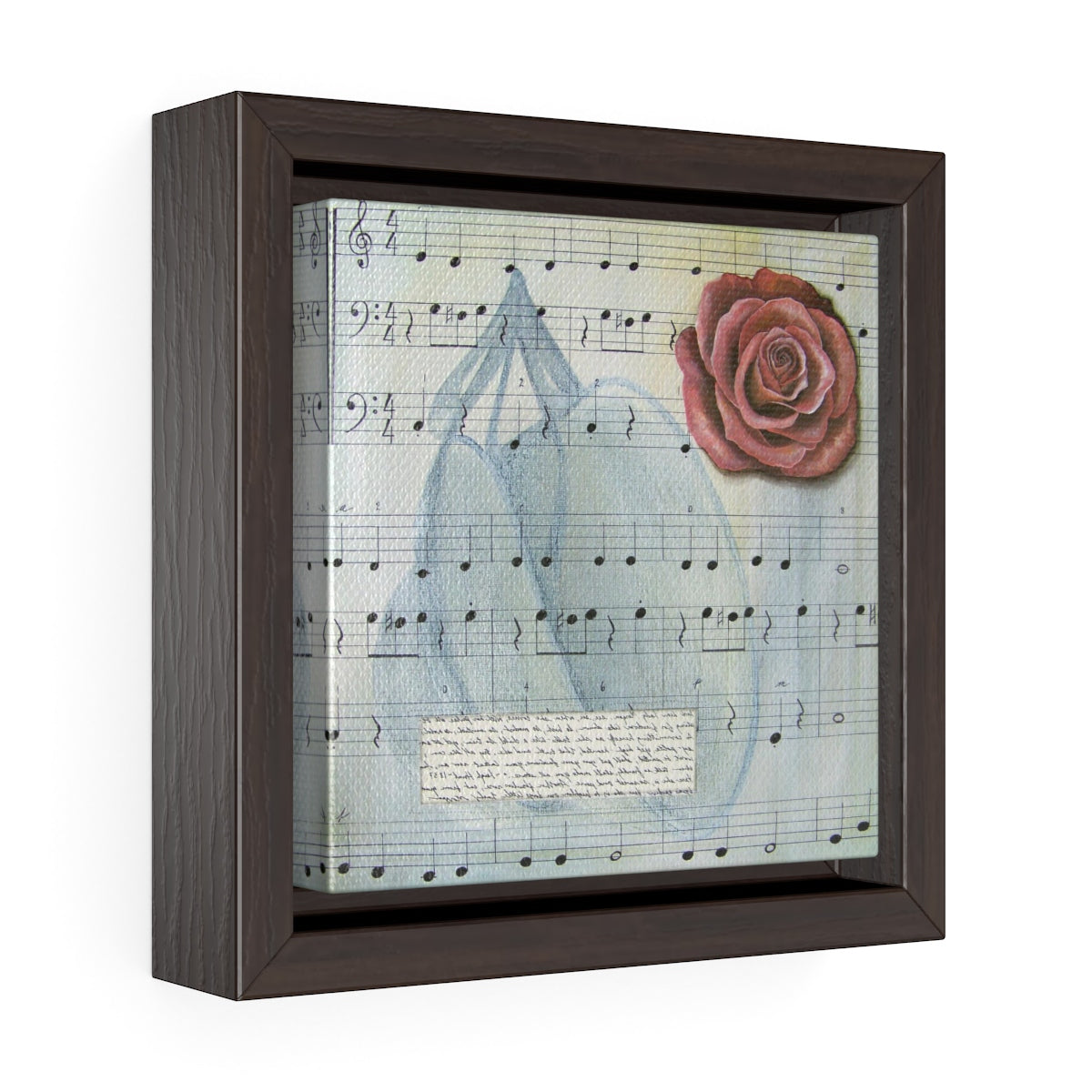 Square Framed Art Print | Lullaby: Lady Morgan