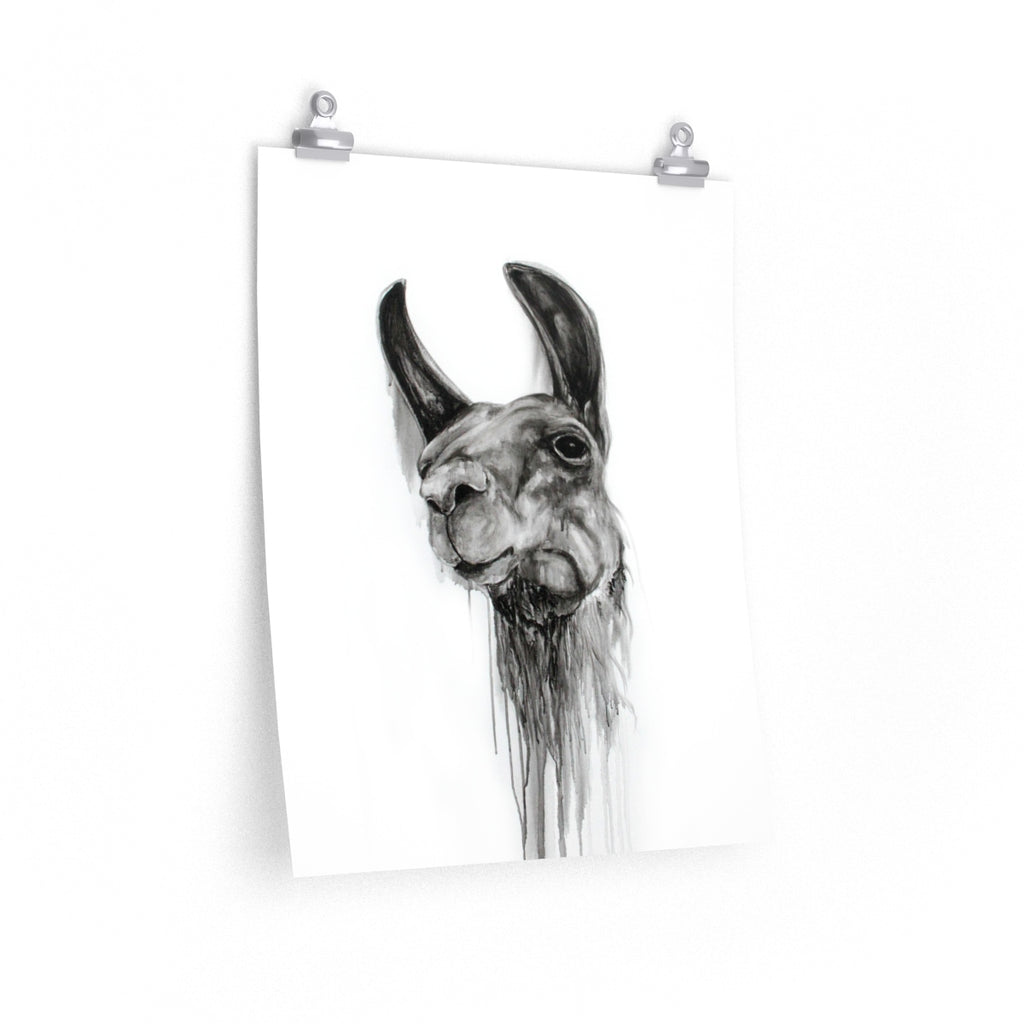 LORRY Llama- Art Paper Print