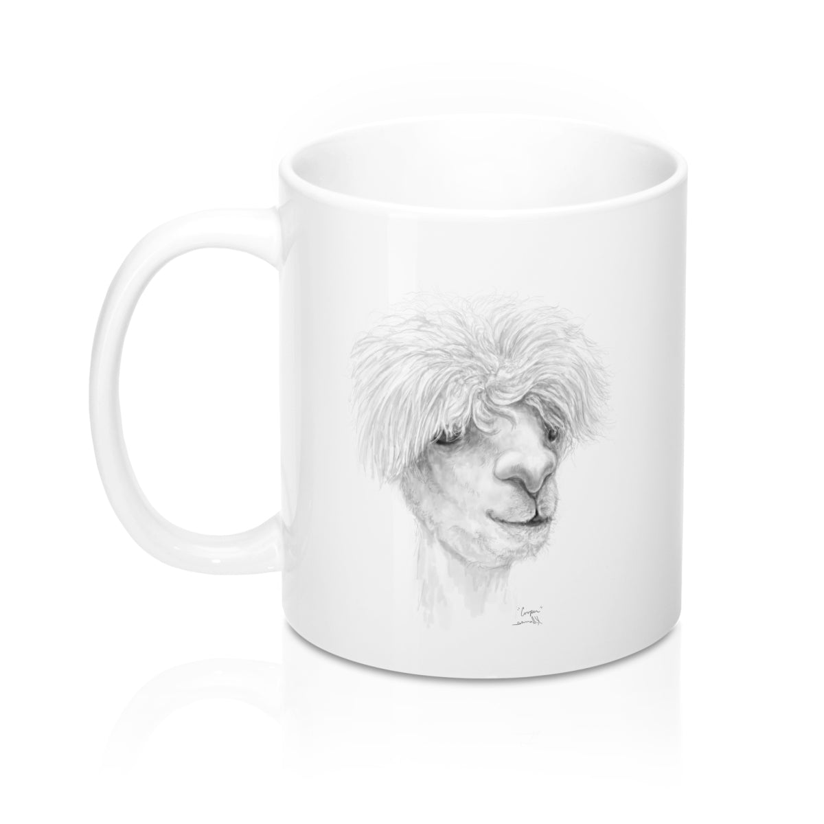 Llama Name Mugs - COOPER