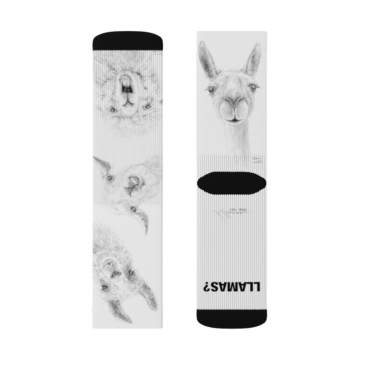 Llama Art Socks | ¿Como te Llamas?