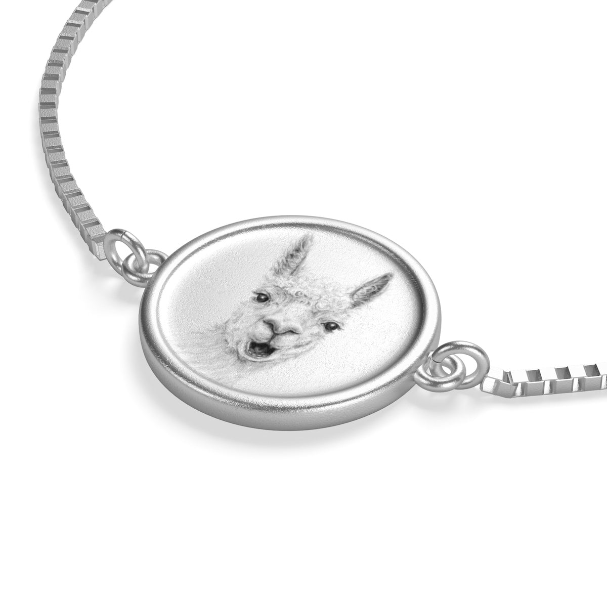 Llama Box Chain Bracelet: EVIE