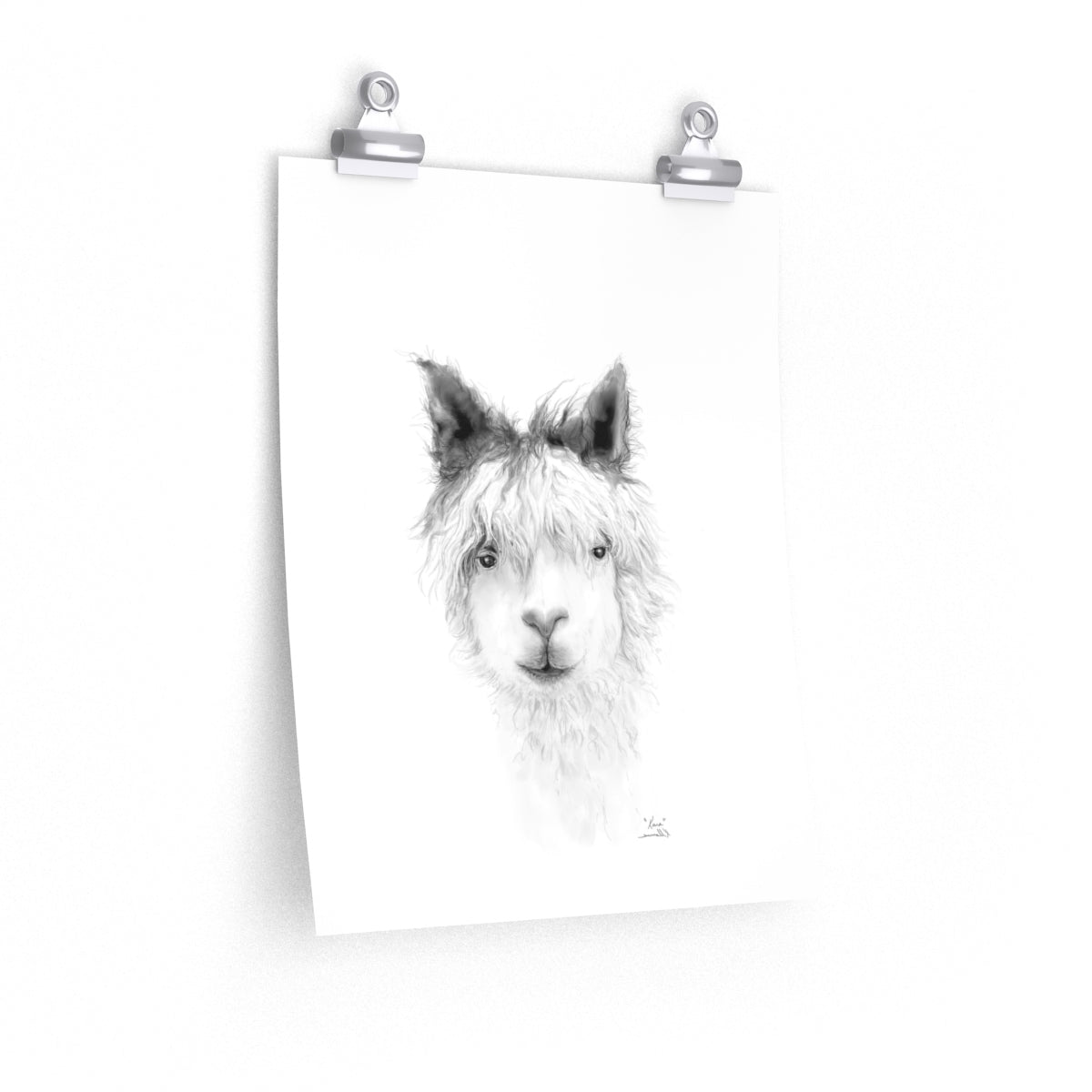 KARA Llama- Art Paper Print