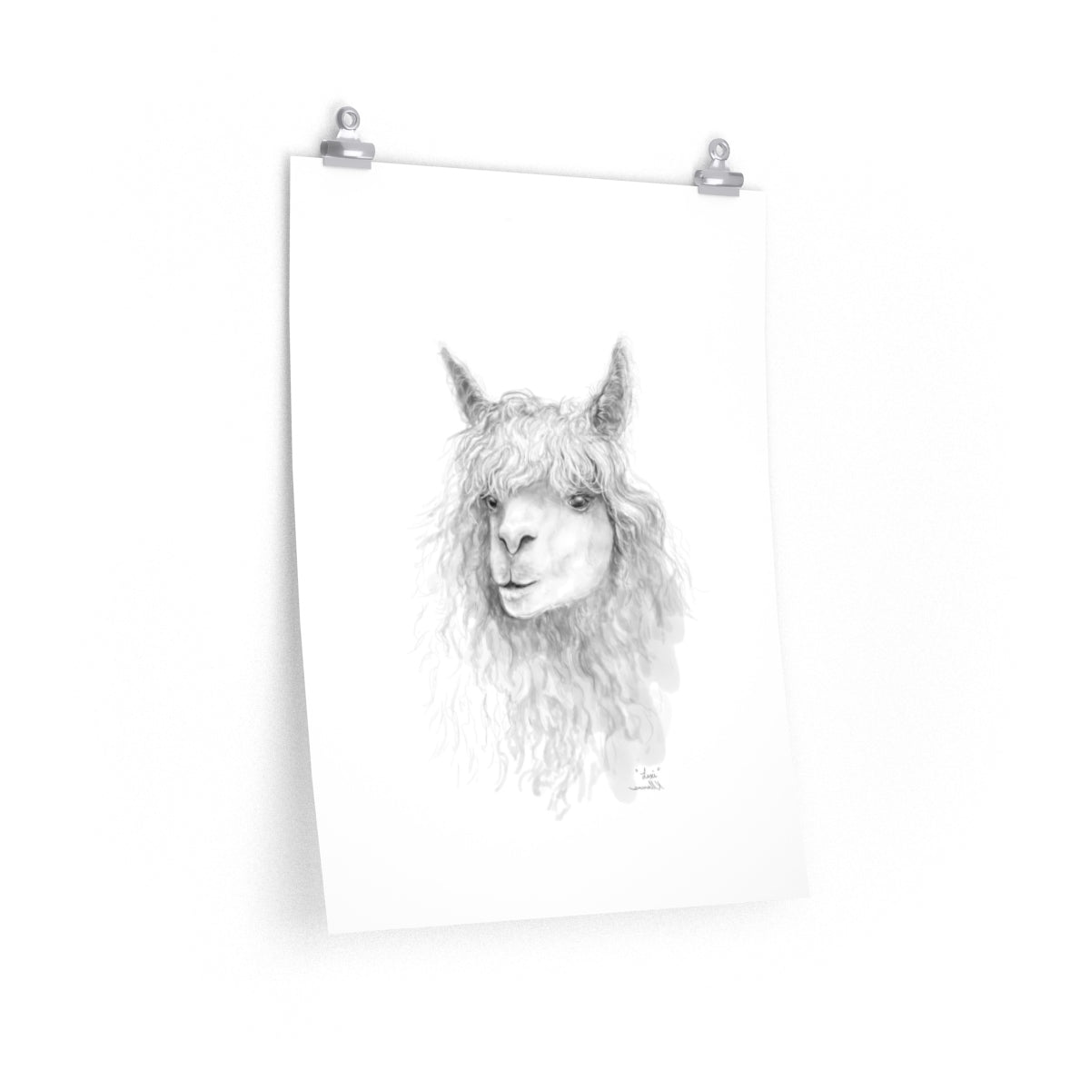 LEXI Llama- Art Paper Print
