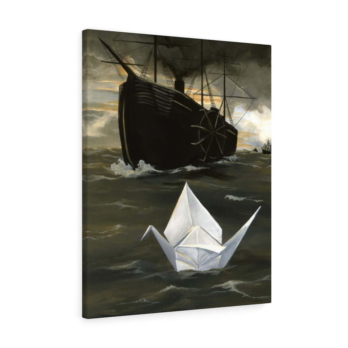 A Tsuru for Perry - K. Llamas Wall Art Print